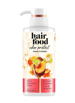 Hair Food Hair Food White Nectarine & Pear Color Protect Conditioner, 10.1 fl oz, For Color Treated Hair  - Image 2