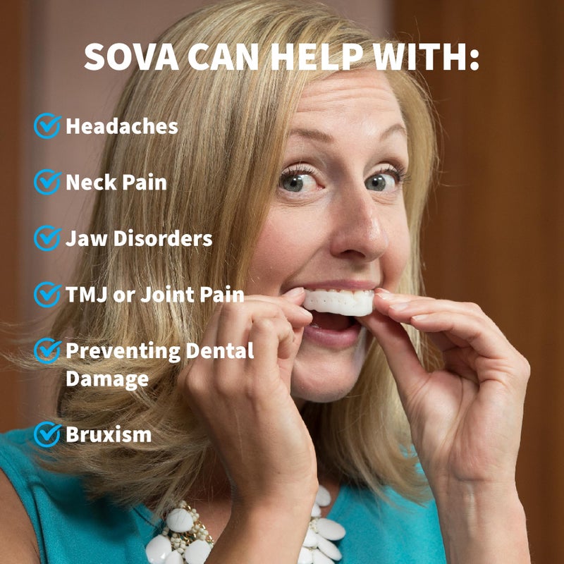 SOVA Aero Night Guard - 1.6mm Thin - Custom-Molded Fit - Protects Against Nighttime Teeth Grinding & Clenching - Odor & Taste Free - Remoldable Up to 20 Times - Non Toxic - Image 3