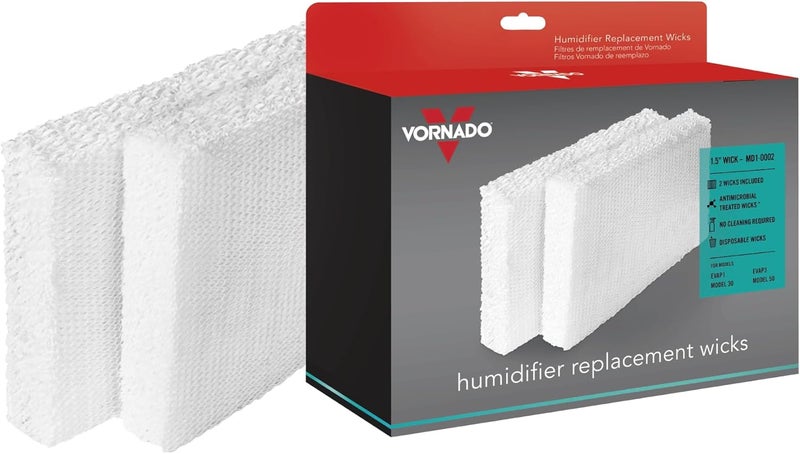 Vornado MD1-0002 Replacement Humidifier Wick (2-Pack),White - Image 1