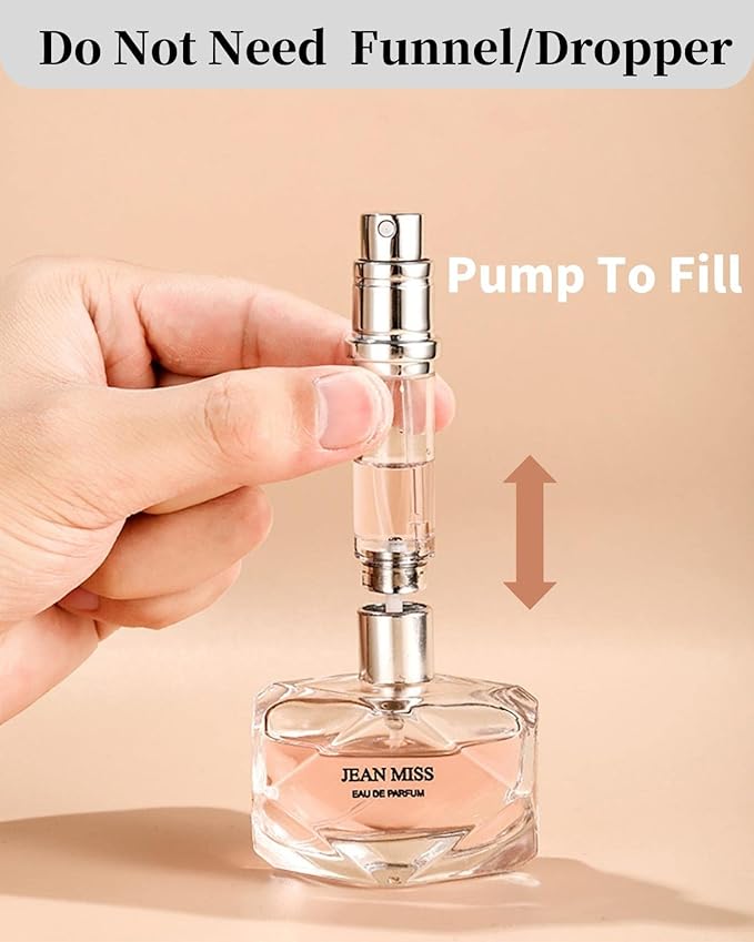 SUBORAWOS 5ML Perfume AtomiserRefillable Perfume Spray BottlesCologne DispenserFragrance Empty Spray Bottle for TravelBlack - Image 2