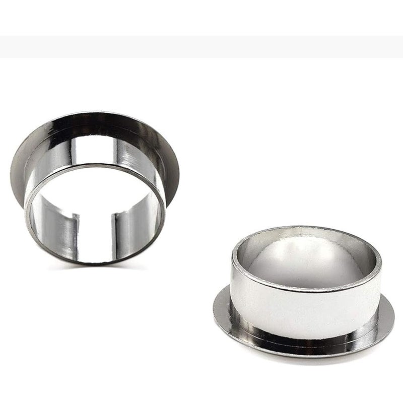 Aifeier ET 1 Inch(25mm) Plastic Desk Hole Cover Grommets Silver Wire Cord Cable Organizer for Computer Desk Cabinet (2 Pack) - Image 1
