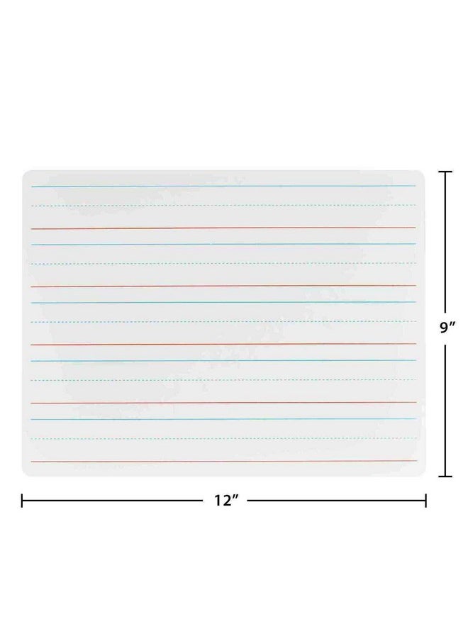 GSM Brands - Dry Erase Lapboards With Lines - Pack Of 1 Lined Whiteboard - 9X12 - Student Single Sided - Improve Children'S Classroom Learning With Portable White Boards - Image 1