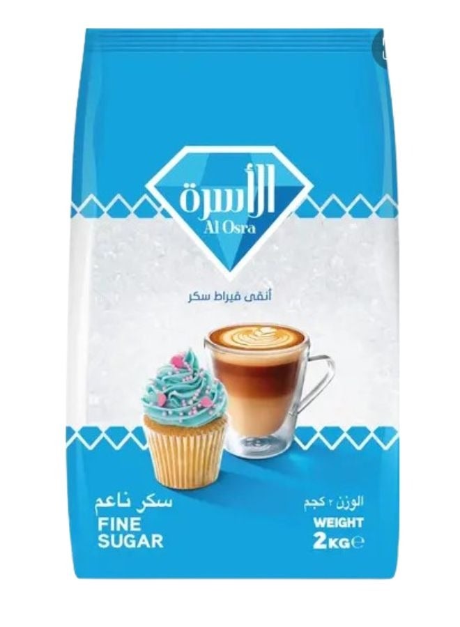 Al Osra Refined Sugar 2kg - Image 1