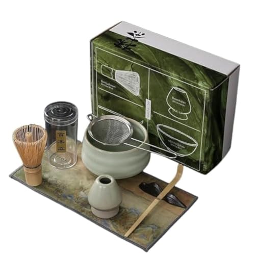 BANFEI PARAFUL Matcha Tea Set, Matcha Bowl and Whisk set, Matcha Starter Kit, Matcha Ceremony Kit Japanese Tea Ceremony Set for Matcha Making - Image 4
