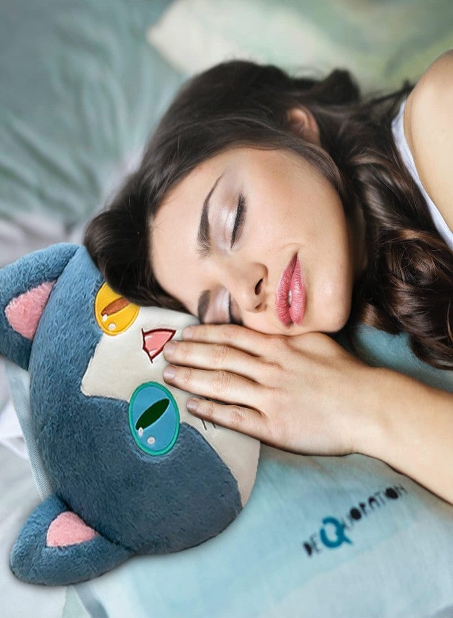 FANGYU Cute Plush Shark cat Toy, Cartoon Soft Stuffed Pillow Long Throw Sleeping Pillow,Shark Gifts for Kids (50cm/19.6in) - Image 4