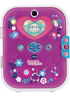 VTech Baby Purple Secret Safe Diary Light Show, Interactive Girls Diary, Secret Diary for Girls with Face Recognition, Photos & More, Gifts for Girls with Games, Ages 5, 6, 7+ Year Olds  - Image 1
