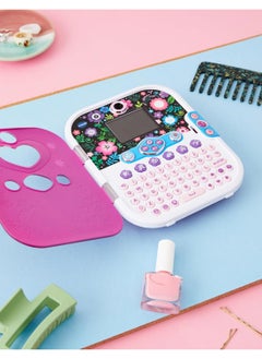 VTech Baby Purple Secret Safe Diary Light Show, Interactive Girls Diary, Secret Diary for Girls with Face Recognition, Photos & More, Gifts for Girls with Games, Ages 5, 6, 7+ Year Olds  - Image 4
