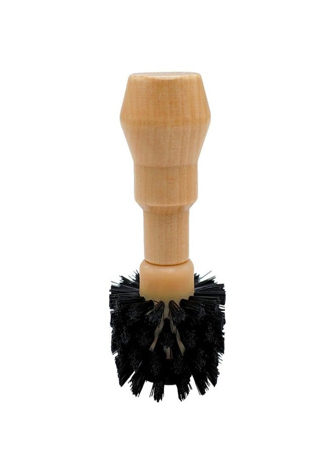 Much Hotter Coffee Portafilter Basket Cleaning Brush, Stiff Bristles and Wood Handle Coffee Accessories, Coffee Filter Brush Fits for Espresso Barista Machine Cleaning Tool (49mm/54mm) - Image 1