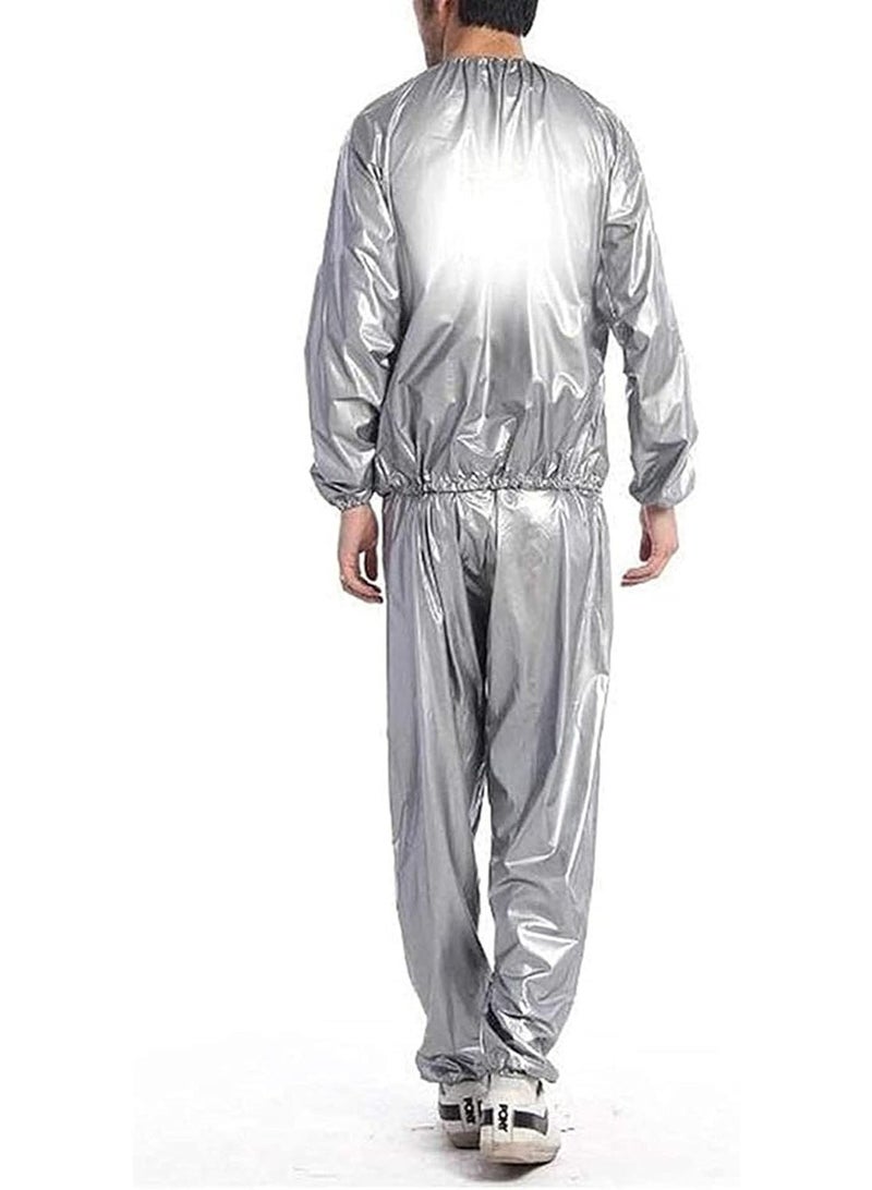 Sauna sweat suit for men and women, sports training for exercise, walking, gym and daily activities - Image 4