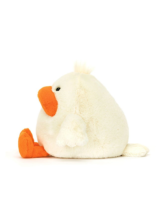 Jellycat Delia Duck 18cm Plush Toy, Soft Cream Duck with Orange Beak, Cute Stuffed Animal Gift for Kids - Image 2