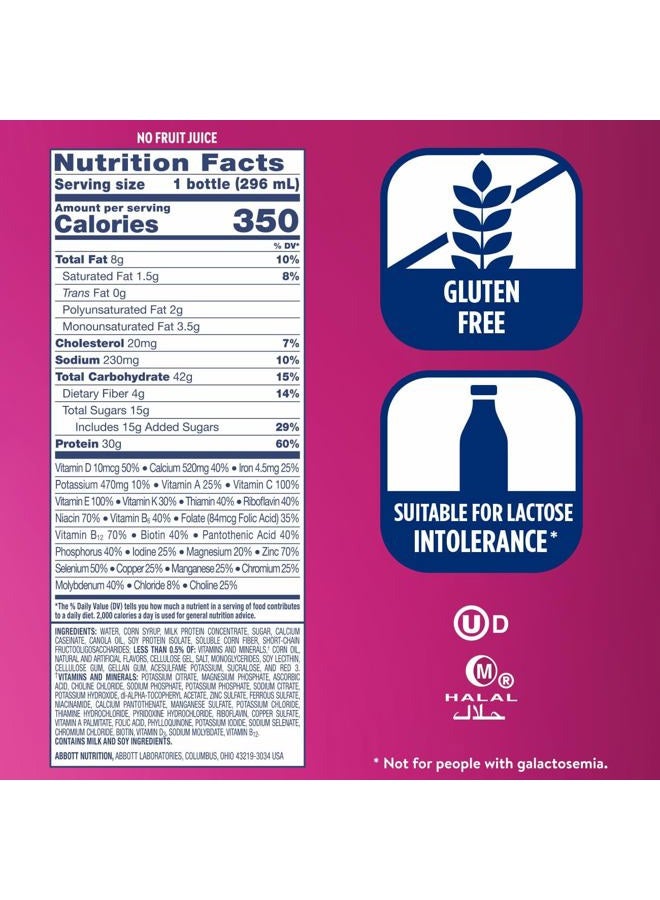 Ensure COMPLETE Nutrition Shake, 30g of Protein, Meal Replacement Shake, with Nutrients for Immune Health, Strawberry, 10 Fl Oz (Pack of 24) - Image 5