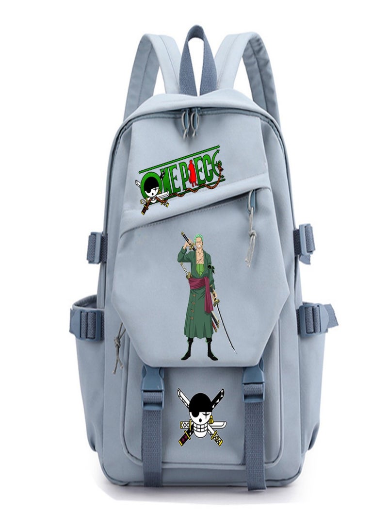 One Piece Roronoa Zoro Children Bag Sackpack Backpack Laptop Sports Bags Fashion for  Kids