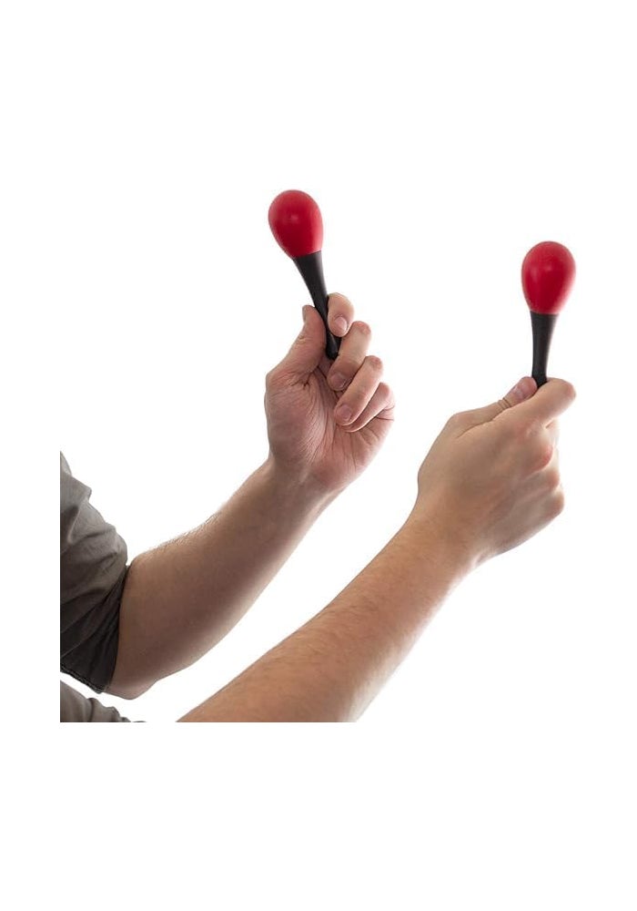 MegArya Small Plastic Egg Maracas in Red - Image 5