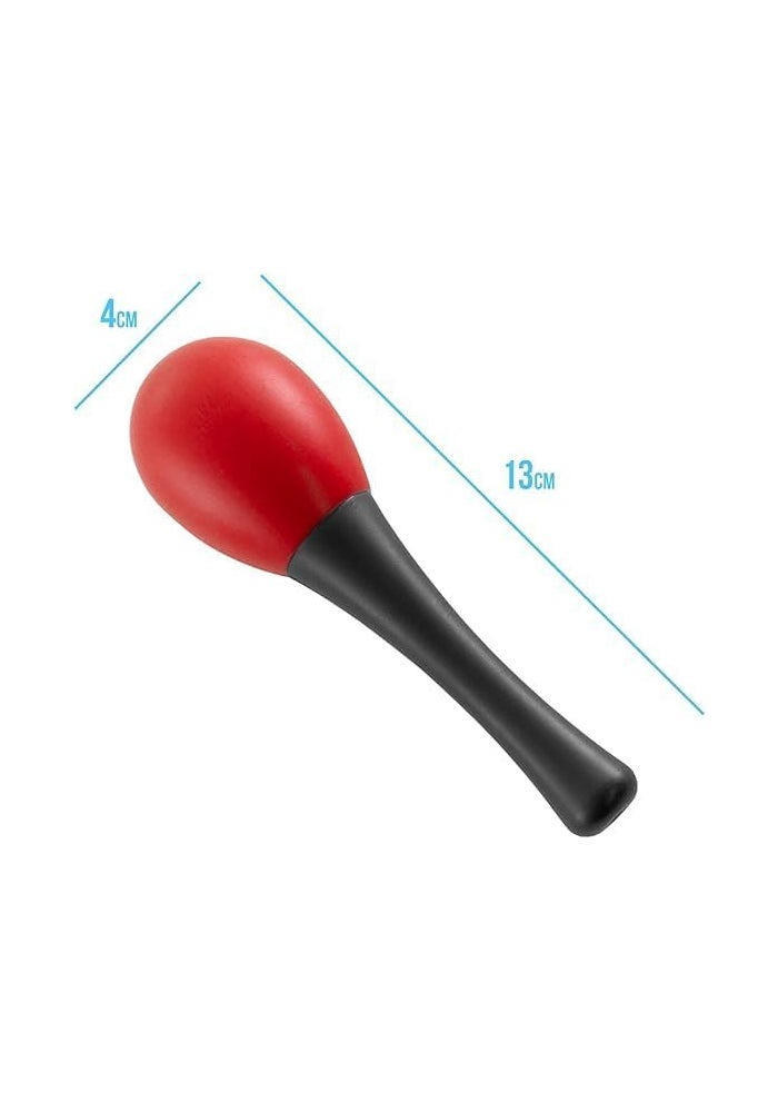 MegArya Small Plastic Egg Maracas in Red - Image 4