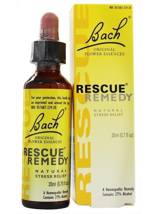 Bach Flower Remedies Rescue Remedy Natural Stress Relief - 0.7 fl oz  - Image 1