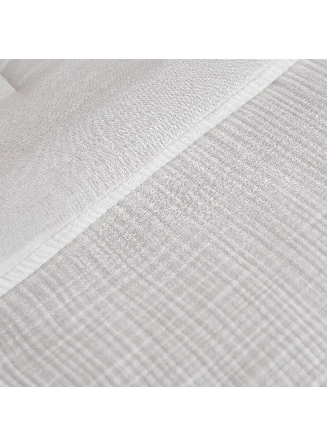Home Box Whitebliss Elysian 5-Piece Gauze King Comforter Set 240 x 220 cm