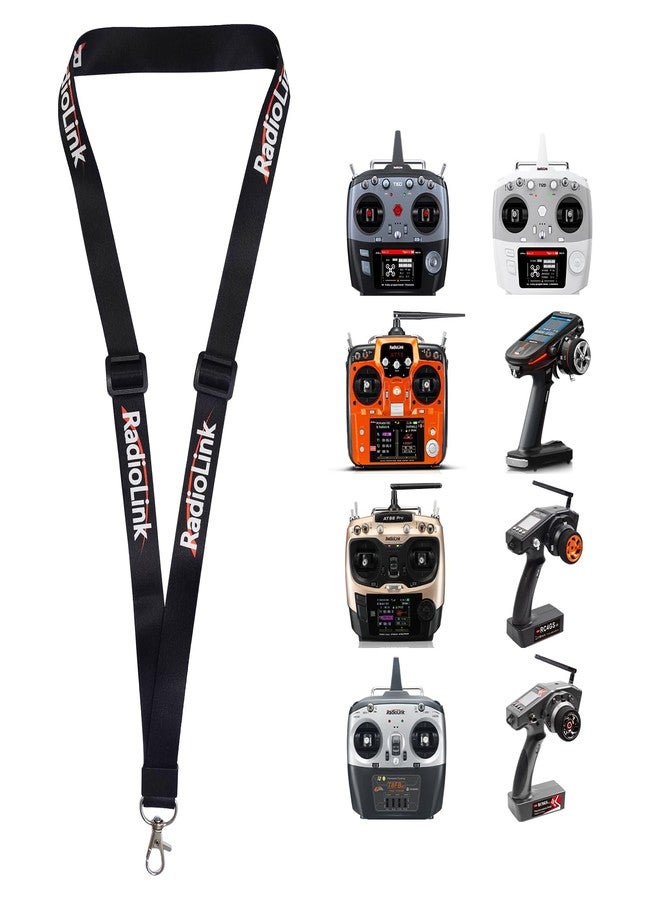 Radiolink RC Transmitter Lanyard Adjustable Strap Neck Sling Hook for Radio Remote Controller RC8X/AT10II/AT9S/AT9S Pro/RC6GS V3/RC4GS V3/T8FB/X4/X6/T12D/T16D - Image 1