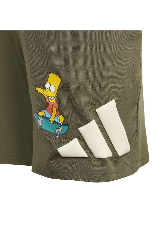 Adidas Adidas Ad Sim Sh Green Swim Shorts Swimwear For Kids - Image 3