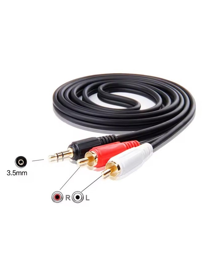 Taimi 3.5mm Audio Line Cable 3M Stereo Jack Male to 2 RCA Male Auxiliary Cable  - Image 4