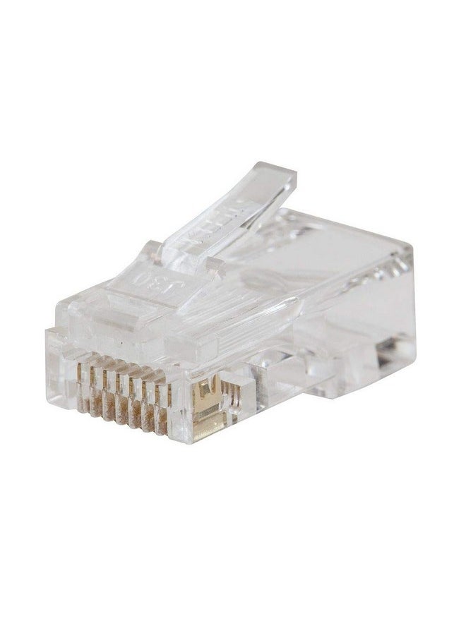 كلاين تولز قابس بيانات معياري VDV826-763 من كلاين تولز، RJ45 CAT6، مطلي بالذهب، موصلات مرور، عبوة من 200 قطعة  - Image 1