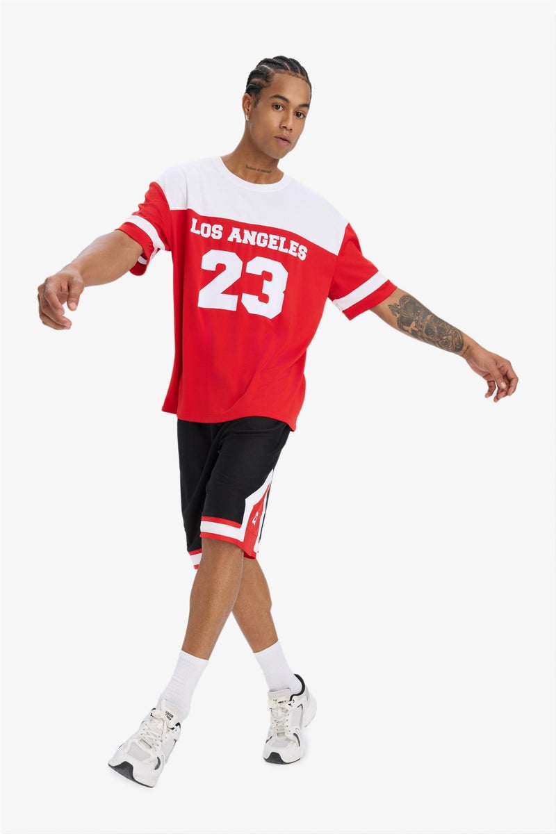DeFacto Black Man DeFactoFit Oversize Sports Shorts Casual - Image 2
