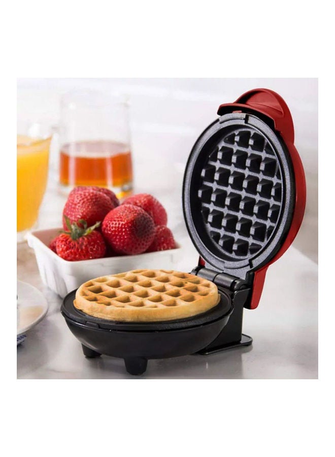 HTC Mini Non Stick Waffle Maker 350 W WFM10 Red/Black - Image 2