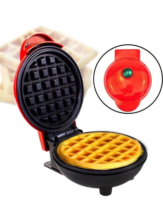 HTC Mini Non Stick Waffle Maker 350 W WFM10 Red/Black - Image 1