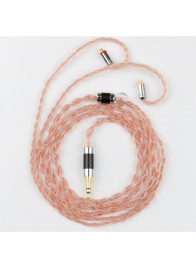 Manufacturers Supply 4-core Pure Copper 3.5 Shure MMCX/0.78/2pin/QDC/TFZ Headset Audio Upgrade Line-Color:Thick A2DC-Length:3.5 Elbow  - Image 1