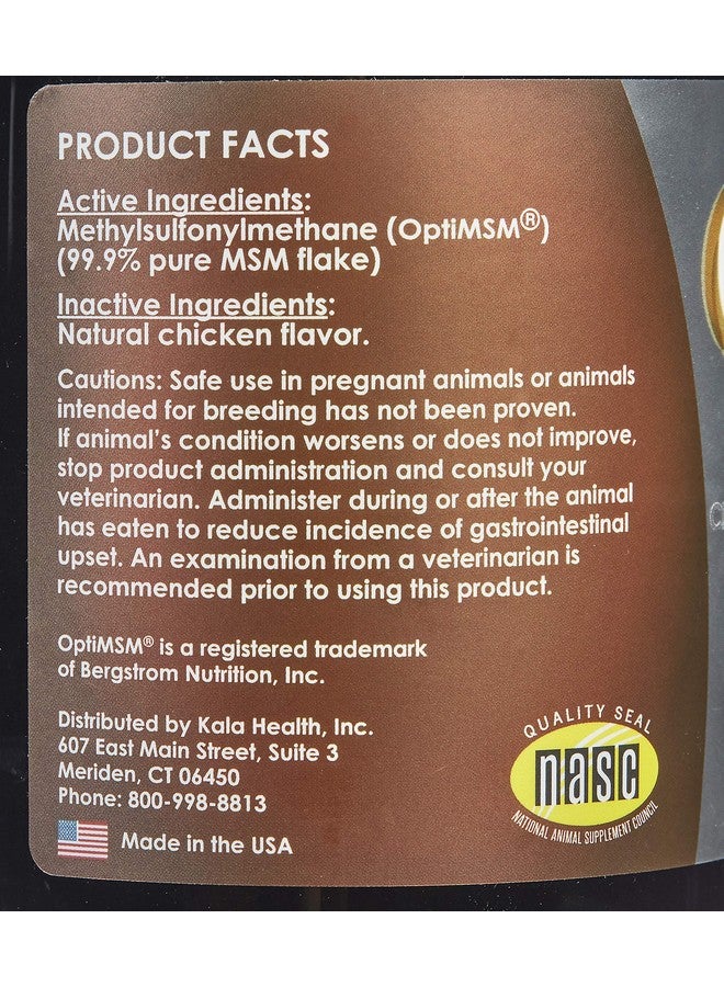 KALA HEALTH PeakTails Chicken Flavored MSM Powder for Dogs, 1 lb, Hip and Joint Support Supplement, 99.9% Pure Distilled MSM, Made in The USA - Image 3
