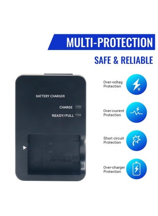 CB-2LH CB-2LHT Cameras Charger for NB-13L Battery for Canon PowerShot G1 X Mark III G5X G5 X Mark II G7 X G7 X Mark II G7 X Mark III G9X G9 X Mark II SX620 HS SX720 HS SX730 HS SX740 HS - view 4
