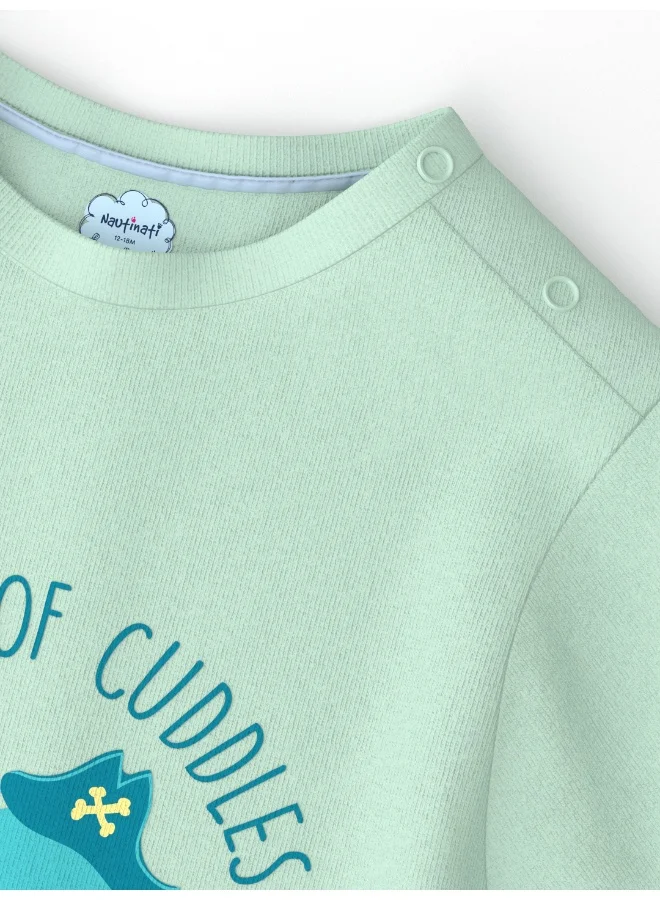 Nautinati Nautinati Infants' Cotton Pack of 2 Ocean Print T-shirt
