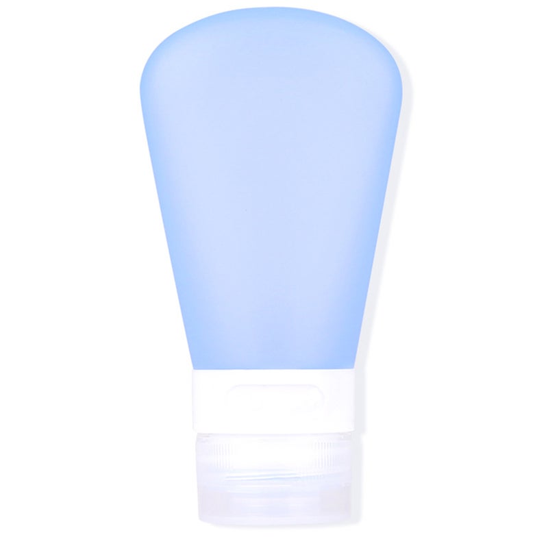 3pcs Portable Travel Bottles Set Soap Dispensers Silicone Bottles Countertop Lotion Containers 37ml (Pink + Blue + Transparency) - Image 4