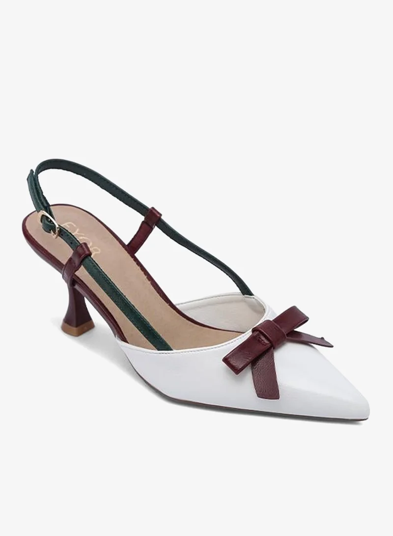 فايور Stylish Multi-Tone Tapered Pump CD 029