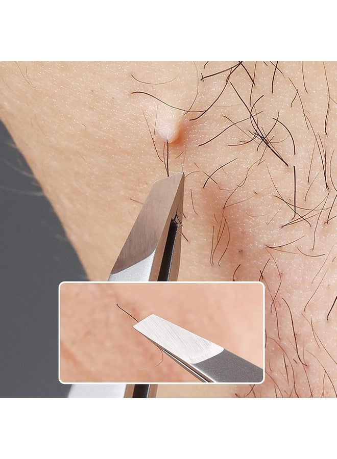 Aternal Eyebrow Tweezers for Women Facial Hair, Precision Slant Eyebrow Plucker, Sharp Plucker Pack of 2 - Image 4