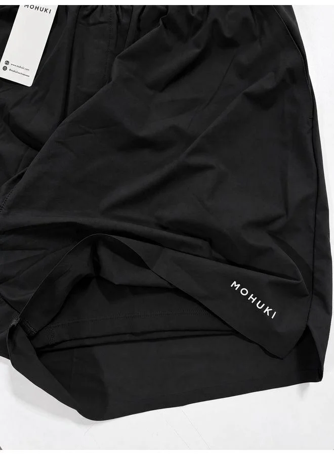 Mohuki Black Lightweight Sport Short for Men | Best Price UAE