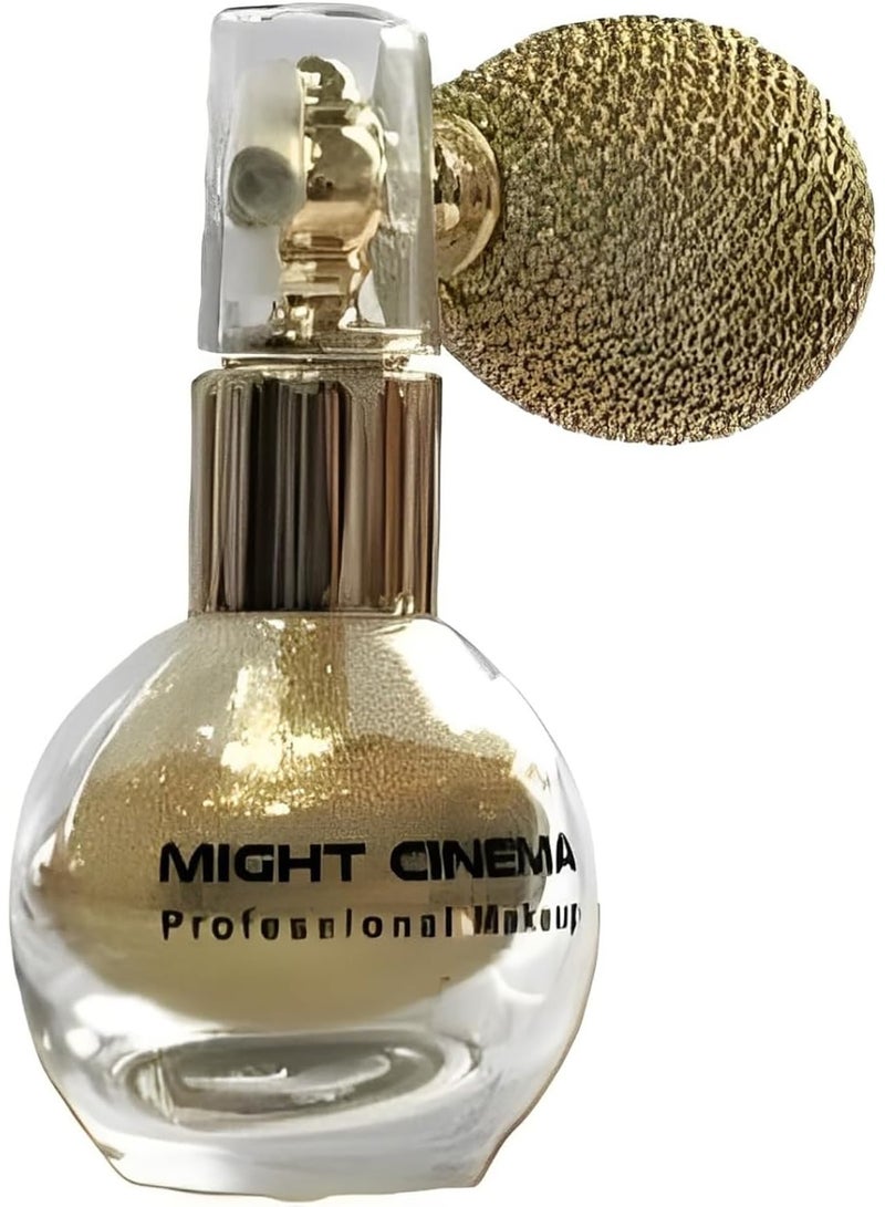 Might Cinema (Might Cinema) Face and Body Glitter Highlighter, Model 4090,Gold - Image 1