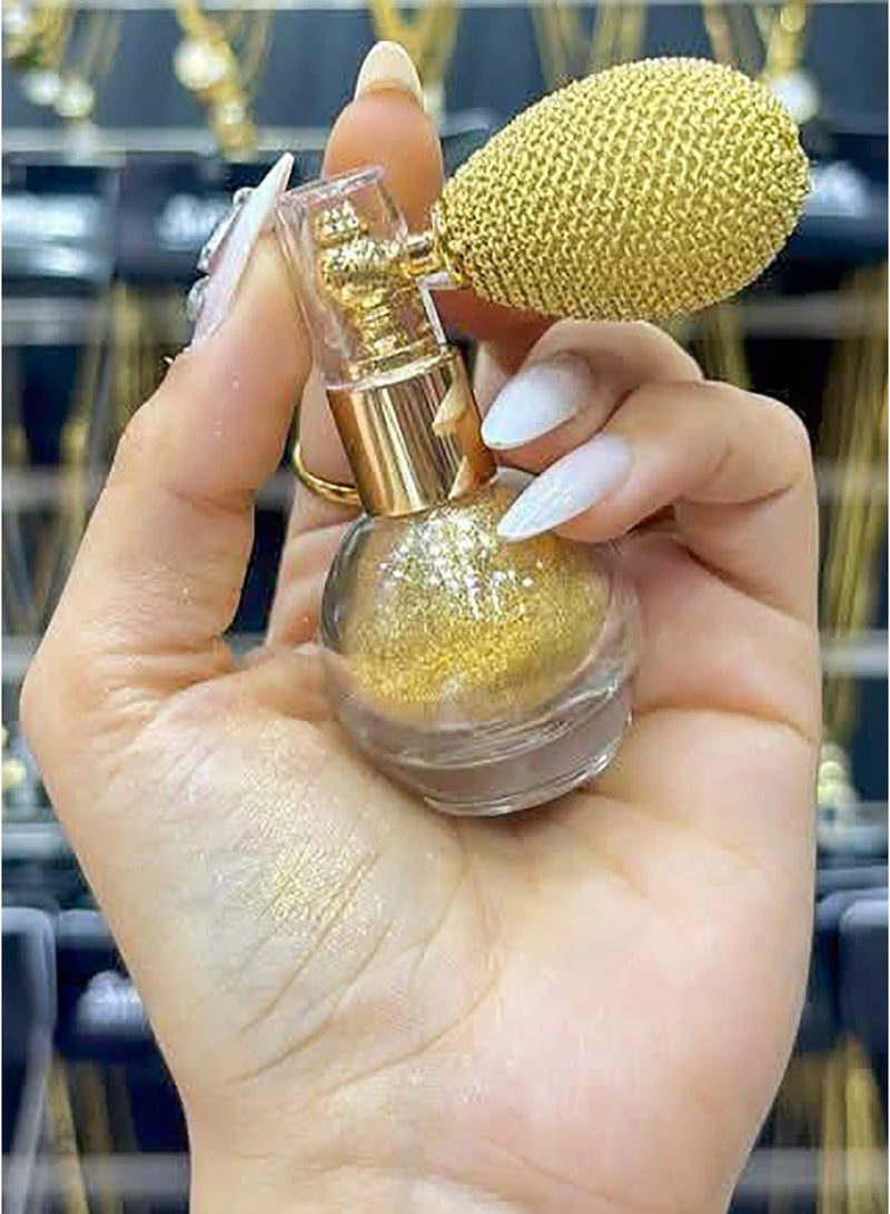 Might Cinema (Might Cinema) Face and Body Glitter Highlighter, Model 4090,Gold - Image 2