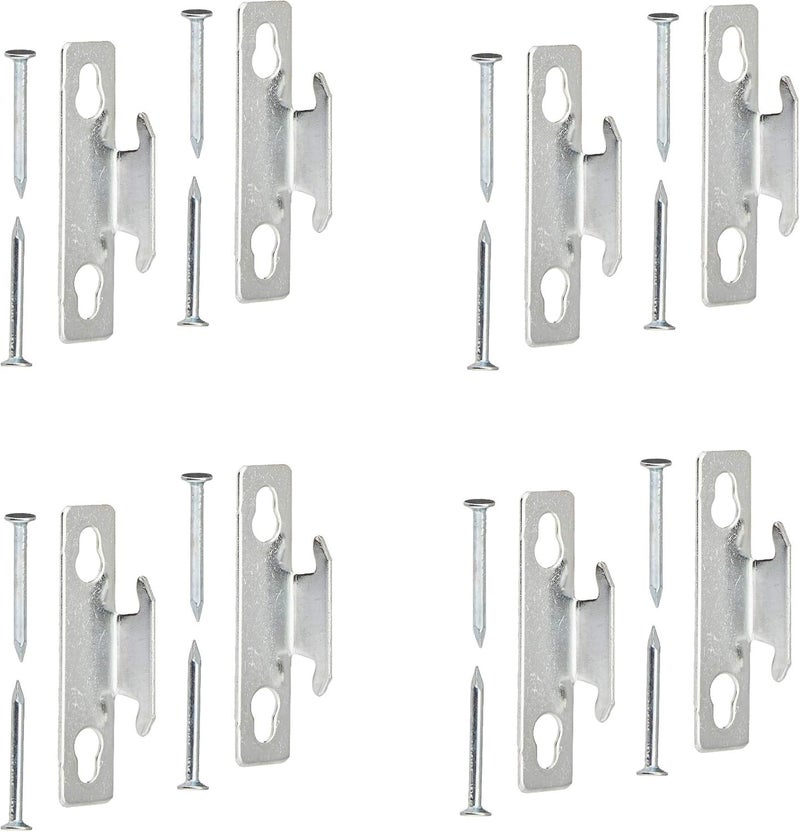 Mfg KN851 Single Curtain Rod Bracket, 4 Pack
