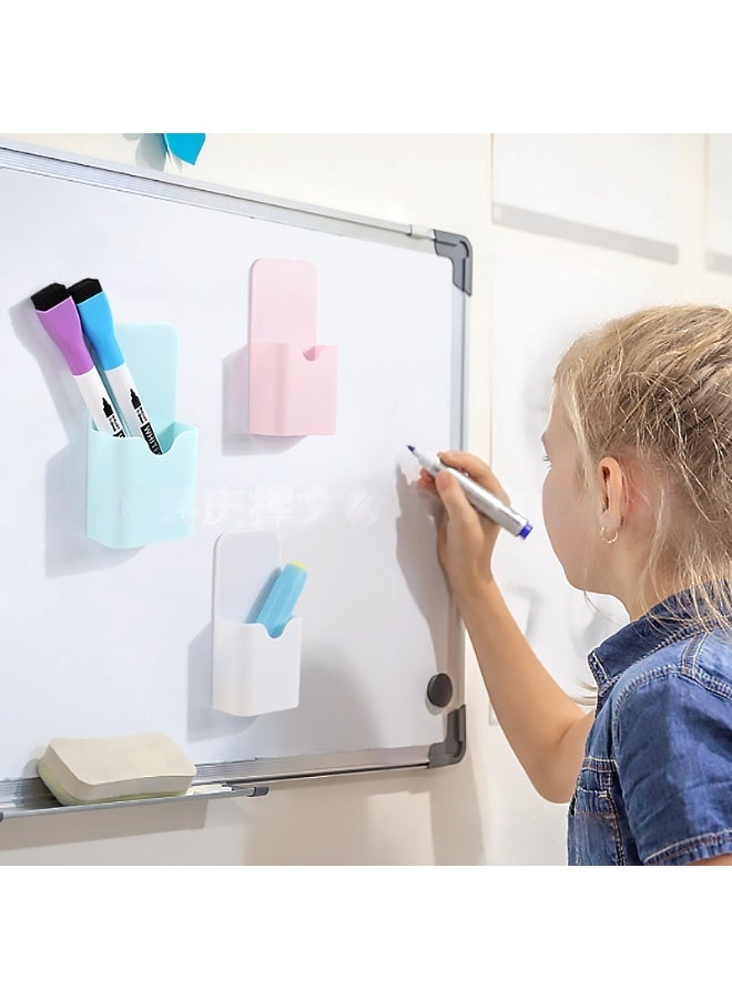 وينر حامل أقلام مغناطيسي مكون من قطعتين، حامل أقلام رصاص، حامل أقلام تحديد قابلة للمسح الجاف، منظم أقلام مغناطيسي، لوازم مكتبية للمنزل والمدرسة، للثلاجة، خزانة السبورة البيضاء - Image 5