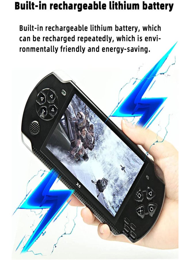 4.3 inch 8GB Handheld Game Console Built in 1500 Games for Multiple simulators x6 Retro Video Game Console mp3/mp4/Ebook TV Out Portable Game Player Device - Image 4