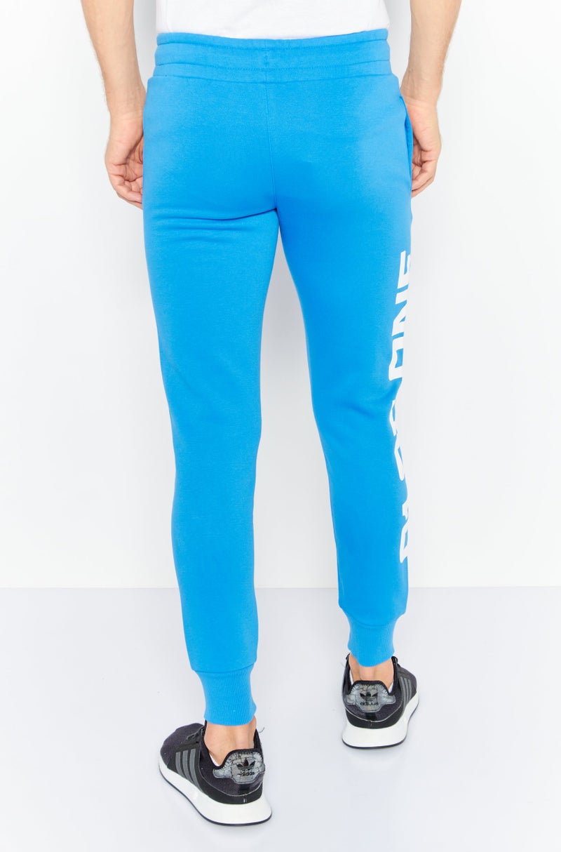 PUMA Men Sportswear Fit Drawstring Training Sweatpants, Blue - Image 3