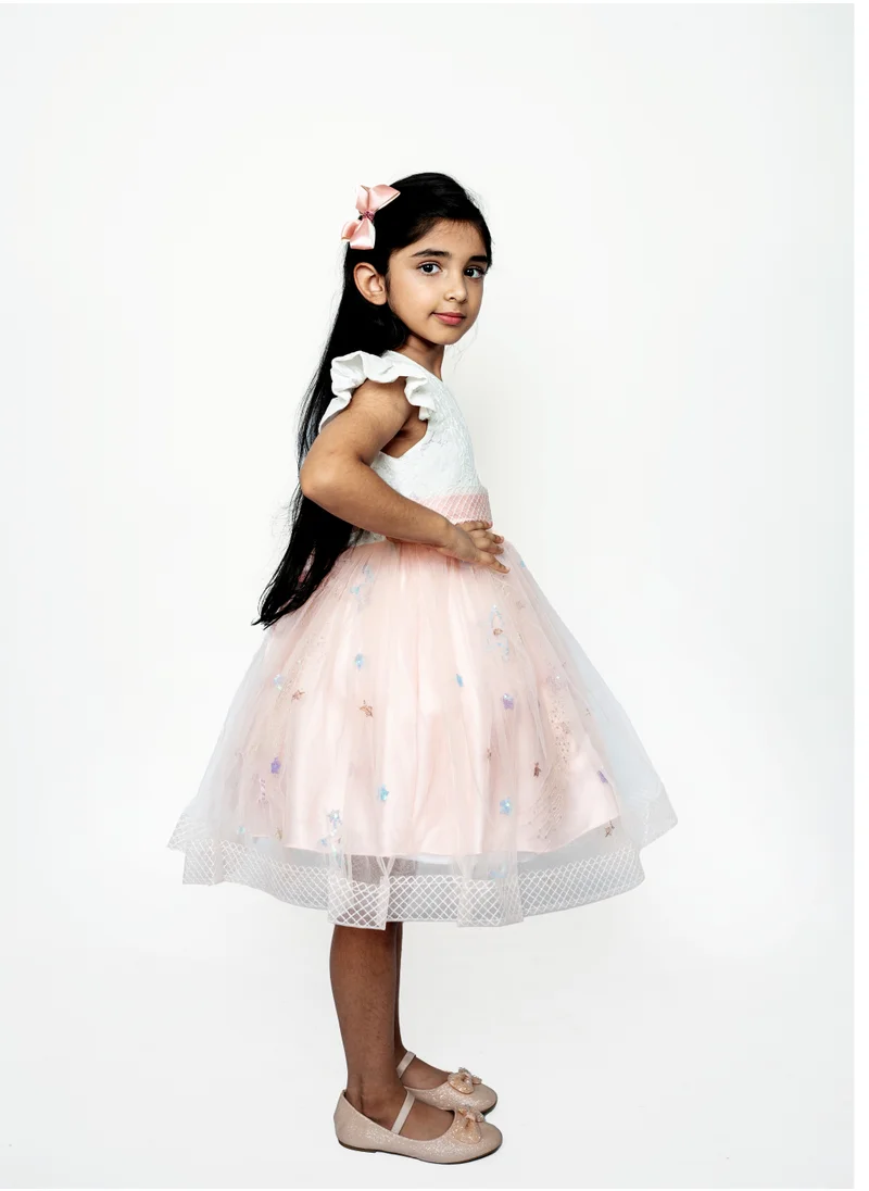 دىدانيالا Little Stars Tulle Party Dress Pink