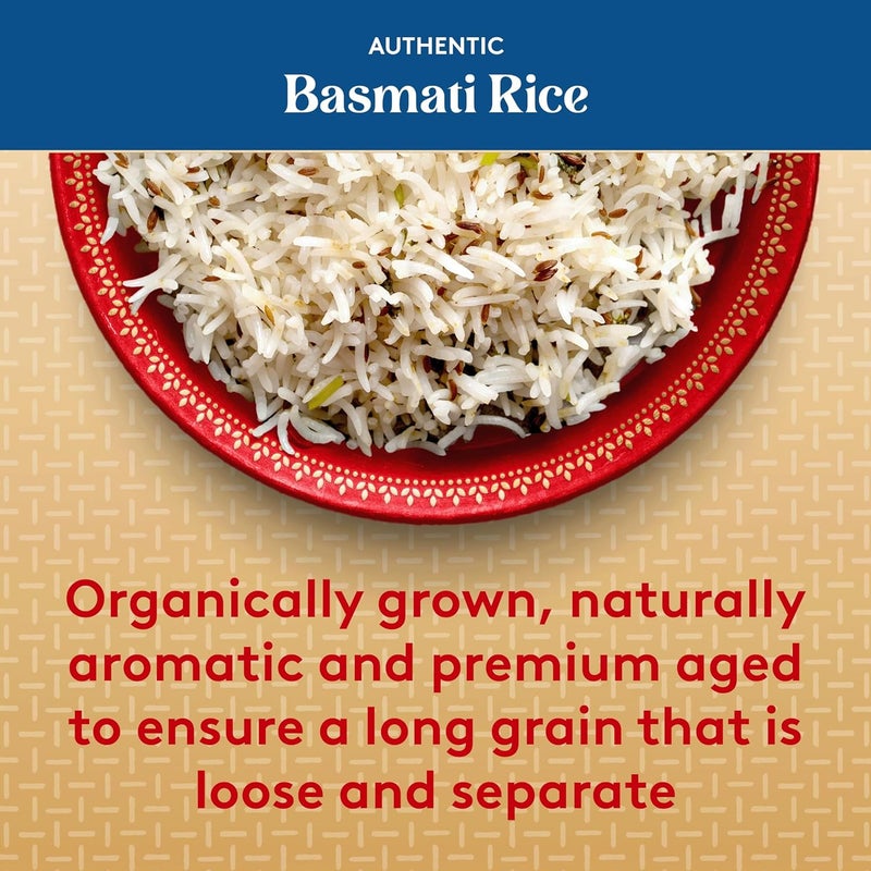 Royal Organic Basmati Rice - 2 lb Bag of Long Grain Aromatic Rice - Image 5