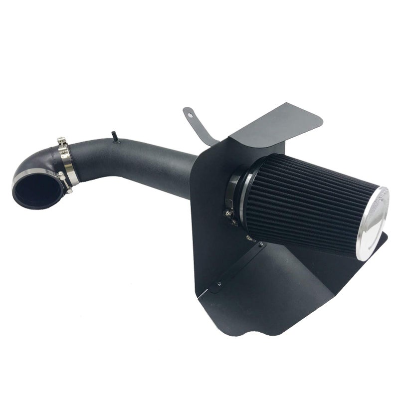 4 inch Cold Air Intake Heat Shield for 0914 Silverado 1500 GMC Sierra 1500 Yukon Cadillac Escalade ESV EXT Black Black