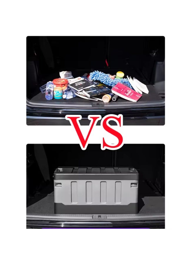 Manful Outdoor Camping Storage Box 35L Capacity (Black & Grey) - Image 4