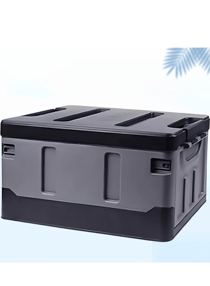 Manful Outdoor Camping Storage Box 35L Capacity (Black & Grey) - Image 2