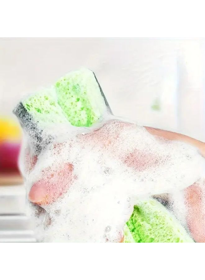 Green Heavy Duty Scrub Sponge 10 Pack For Dishes And Kitchen - Image 5