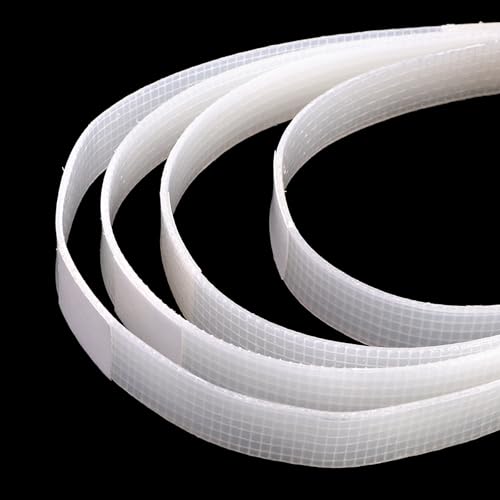 ZEAYEA 100 Pcs Glue Strips with Mesh Backing, 12 mm Hot Melt Adhesive Glue Strips for 80-110 Sheet Capacity, Thermal Binding Strips for Book Glue Binding Repair - Image 3