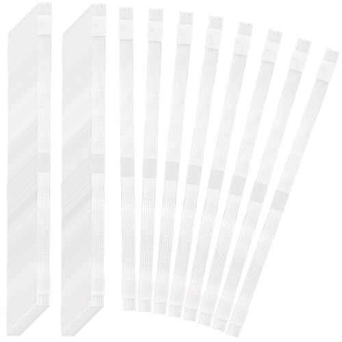 ZEAYEA 100 Pcs Glue Strips with Mesh Backing, 12 mm Hot Melt Adhesive Glue Strips for 80-110 Sheet Capacity, Thermal Binding Strips for Book Glue Binding Repair - Image 1
