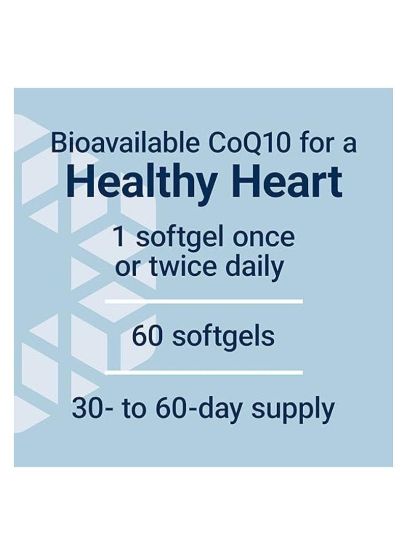 Life Extension Super Ubiquinol CoQ10 100 mg, Antioxidant for Heart & Vascular Health - 60 Softgels - Image 5